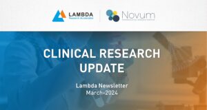 Read more about the article Clinical Research Update – Lambda Newsletter – March 2024