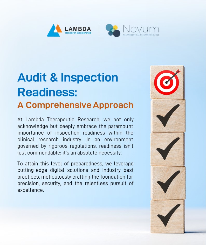 Audit and inspection readiness - Comprehensive Approach - Lambda Therapeutic Research